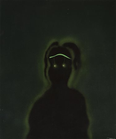 Juhani Linnovaara "Rakastellen Salainen, Il mio amore segreto" 1969
acrilico su