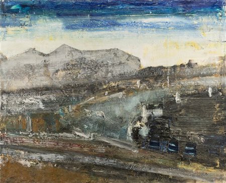 Giovanni Frangi "Tangenziale" 
olio su tela
cm 80x100
Firmato al retro

Provenie