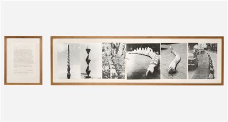 Adriano Altamira "Senza titolo" 1973
tecnica mista ed elementi fotografici (sei)