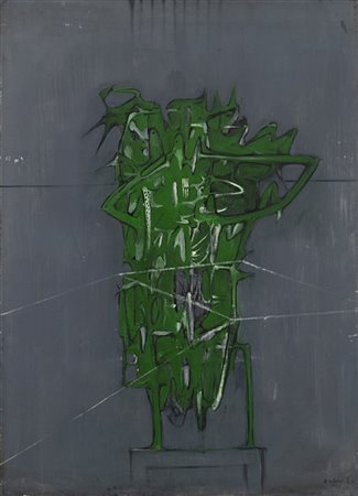 Valerio Adami "Studio per figura umana n. 7" 1958
olio su tela
cm 90x65
Firmato