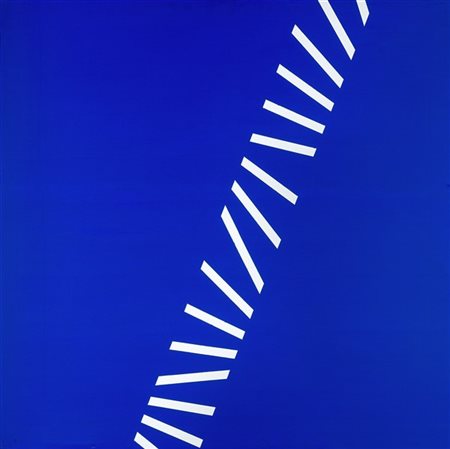 Orazio Bacci "Dimensione modulare spaziale" 1967
olio su tela
cm 100x100
Firmato