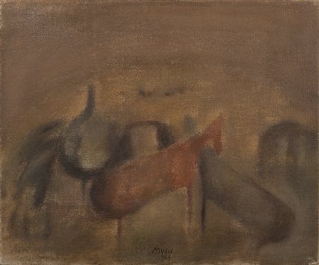 Zoran Music "Collina dalmata" 1966
olio su tela
cm 38,5x46,5
Firmato e datato 19