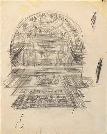 Fortunato Depero "Sette studi per la Sala Depero - Sala del Consiglio Provincial