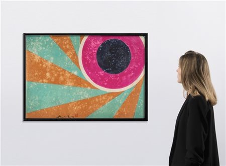 Chin Hsiao "Senza titolo" 1965
inchiostro su carta
cm 57,5x81,5
Firmato e datato