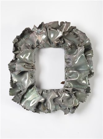 Fausto Melotti "Cornice" 1956 circa
ceramica smaltata policroma
cm 22x20,3x5,6