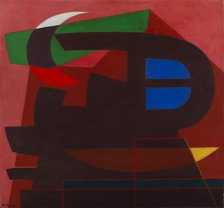 Mauro Reggiani "Composizione" 1956
olio su tela
cm 75,5x81,5
Firmato in basso a