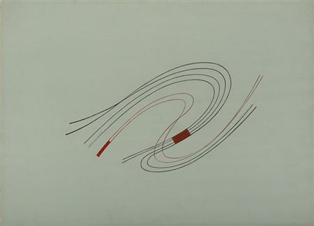 Carla Badiali "Le vent se lève" 1942
tempera e tecnica mista su cartone telato
c