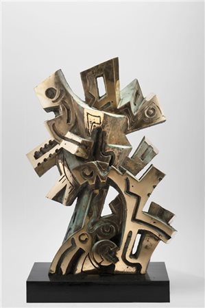 Umberto Mastroianni "Composizione arcaica" 1968
bronzo lucidato
cm 86x70x20
Firm