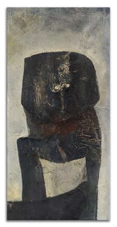 Roberto Crippa "Personage" 1958
olio su tela
cm 80x40
Firmato, titolato e datato