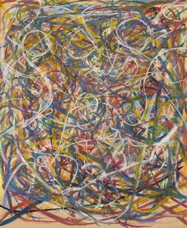 Tancredi "Senza titolo" 1959
tecnica mista su carta
cm 44,5x37
Firmato in basso