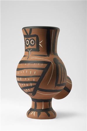Pablo Picasso "Chouette mate" 1958
terracotta parzialmente smaltata
h cm 29,4
Ed