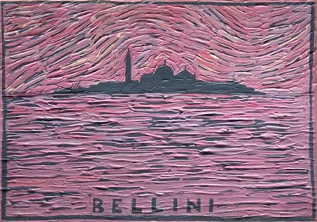 Aldo Mondino "Bellini" 1982
acrilico su tela
cm 25x35
Firmato e datato 82 al ret