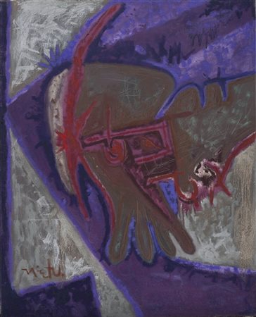 Rodolfo Nieto "Senza titolo" 1965
olio su tela
cm 99x80,5
Firmato in basso a sin