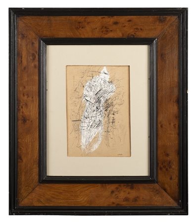 Wols "Senza titolo" 1947
tecnica mista su carta
cm 20x14
Firmato in basso a dest