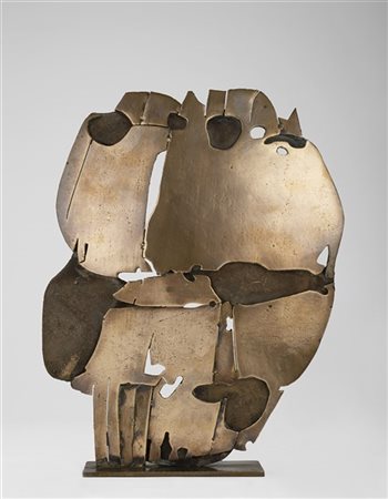 Pietro Consagra "Riflessa n. 3" 1966
bronzo
cm 32x25x2,4
Firmata e datata 66 in