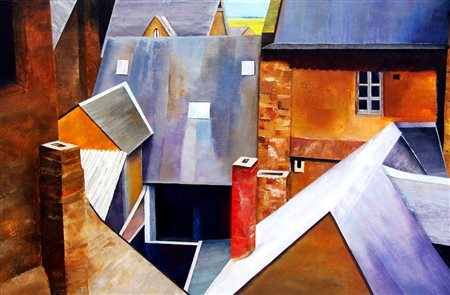 GABRIELLA MAINO, Tetti di Mont Saint-Michel, 2019