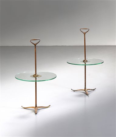 LACCA CESARE (n. 1929) - (attribuito) Coppia di tavolini anni '40.