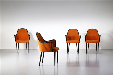 BORSANI OSVALDO (1911 - 1985) - Quattro poltroncine modello P35, 1936. (4).