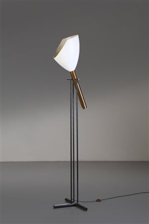 LELII ANGELO (1911 - 1979) - Lampada da terra modello 12627 Televisione, produzione Arredoluce,1956.