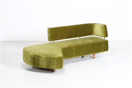 NAKAY TAICHIRO - Divano ad angolo, esecuzione Esposizione Permanente, Palazzi dell'Arte Cantù, 1955.
