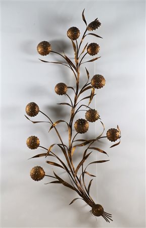  MANIFATTURA ITALIANA  - Grande lampada da parete anni '40.