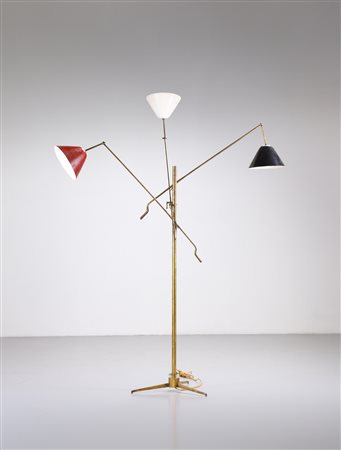  STILNOVO - Lampada da terra anni '50.