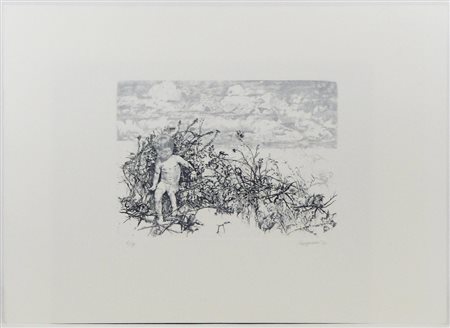 RENZO VESPIGNANI - Nudino tra i rovi 