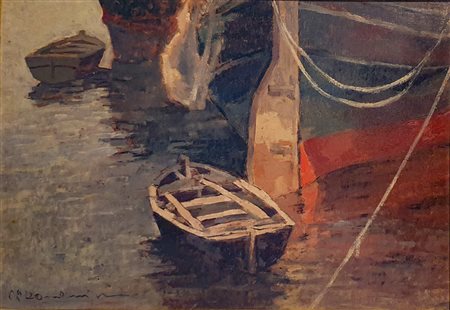 CARLO DOMENICI - Barche nel porto 