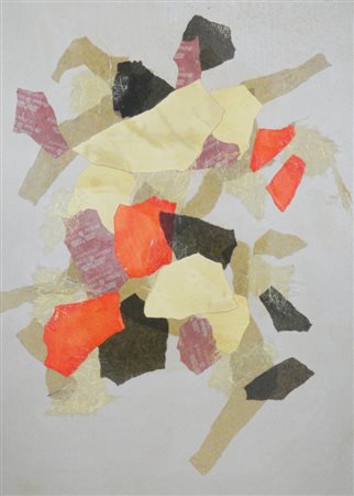 GIULIO TURCATO - Collage, 1970