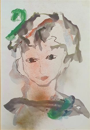 ERNESTO TRECCANI - Volto, 1985