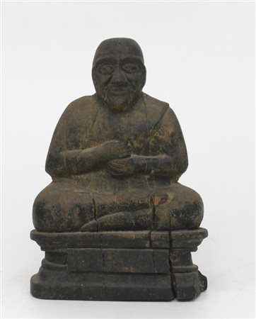 Budda in legno - A wooden Budda