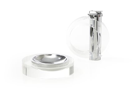 Felice Antonio Botta (attribuito), Set accendino e posacenere