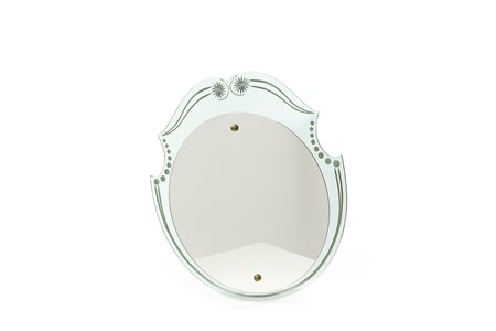 Specchio in cristallo molato