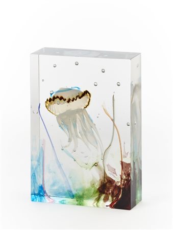 Alfredo Barbini "Medusa - acquario"
Scultura in vetro sommerso incolore con incl