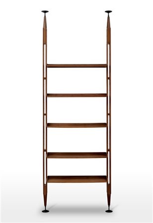 Franco Albini Libreria a un modulo con cinque vassoi modello "LB7". Esecuzione P