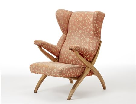 Franco Albini Poltrona modello "Fiorenza". Produzione Arflex, Milano, 1952. Stru
