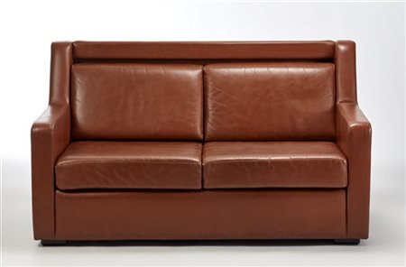 Luigi Caccia Dominioni Divano a due posti modello "Sant'Ambrogio". Produzione Az