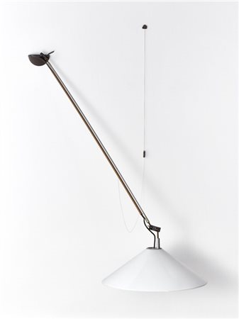 Enzo Mari Lampada da parete a braccio orientabile della serie "Aggregato". Produ