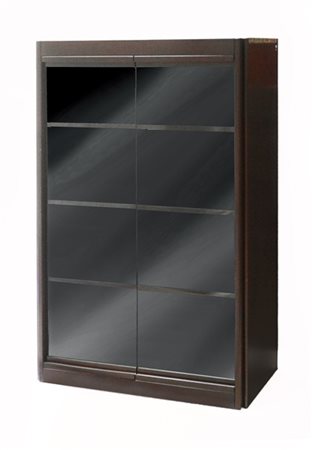 Angelo Mangiarotti Mobile contenitore con vetrina a doppia anta. Produzione Tise