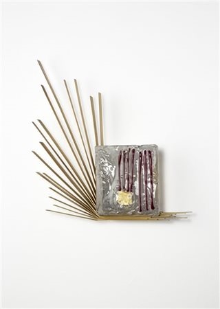 Angelo Brotto Lampada da parete modello "Mirko". Produzione Esperia, Italia, 196