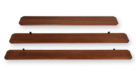 Ezio Poggi (1928-1962) e Roberto Poggi (1924) Lotto di tre mensole. Pavia, anni