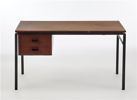 Paolo Tilche Scrivania a due cassetti. Produzione Arform, Italia, anni '50. Stru
