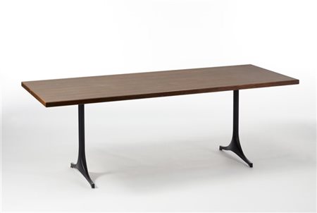 George Nelson Grande scrivania. Produzione Hermann Miller, Usa, anni '50. Piano