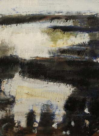 FRANGI Giovanni Milano 1959 Acquatico, 1998 olio su tela, cm. 35 x 25 Titolo,...