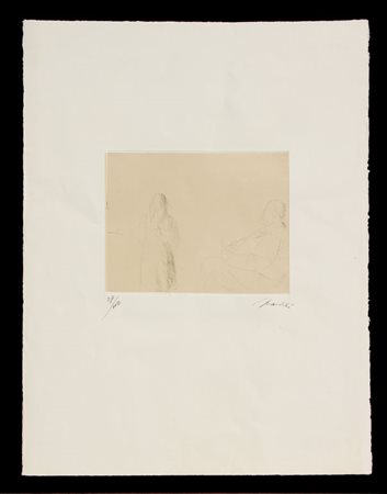 MANZU Giacomo Bergamo 1908 - Ardea 1991 Il pittore e la modella, 1964...