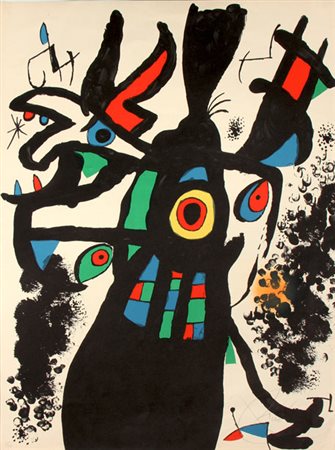 MIRO' Joan Barcellona 1893 - Palma di Maiorca 1983 Moutroig N. IV, 1973...