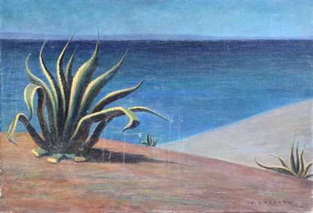 LAZZARO Walter Roma 1914 - Roma 1989 Agave di Calabria, 1954 olio su tela,...