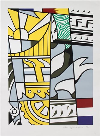 LICHTENSTEIN Roy New York 1923 - New York 1997 Bicentennial print, 1975...