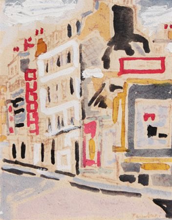 TAMBURI Orfeo Jesi 1910 - Parigi 1994 Senza titolo acrilici e olio su carta,...