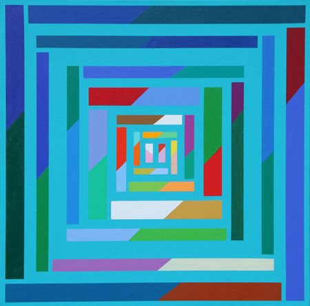 DORAZIO Piero Roma 1927 - Todi 2005 Ambrakia, 1995 olio su tela, cm. 65.5 x...